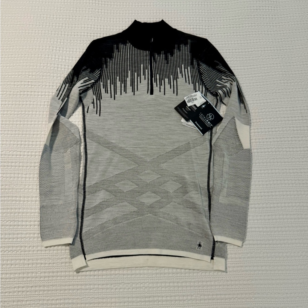 NWT!! Smartwool Half Zip Base Layer Size M